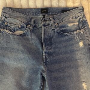 Edwin Light Blue Distressed Denim